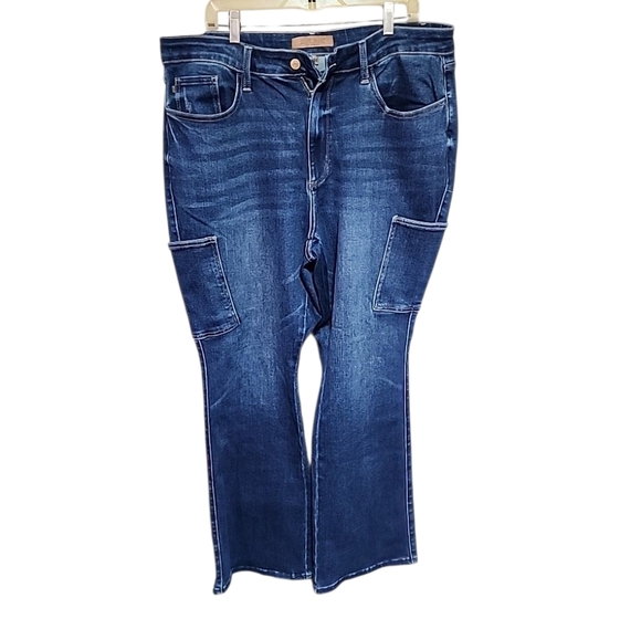 Judy Blue High Waist CARGO jeans. SiE 20 W - Picture 2 of 5